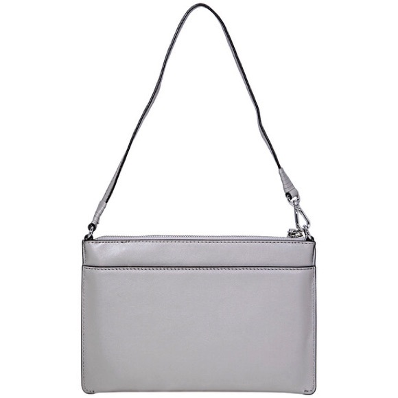 MICHAEL KORS
Medium Convertible Leather Pouch- Pearl Grey - Picture 4 of 16